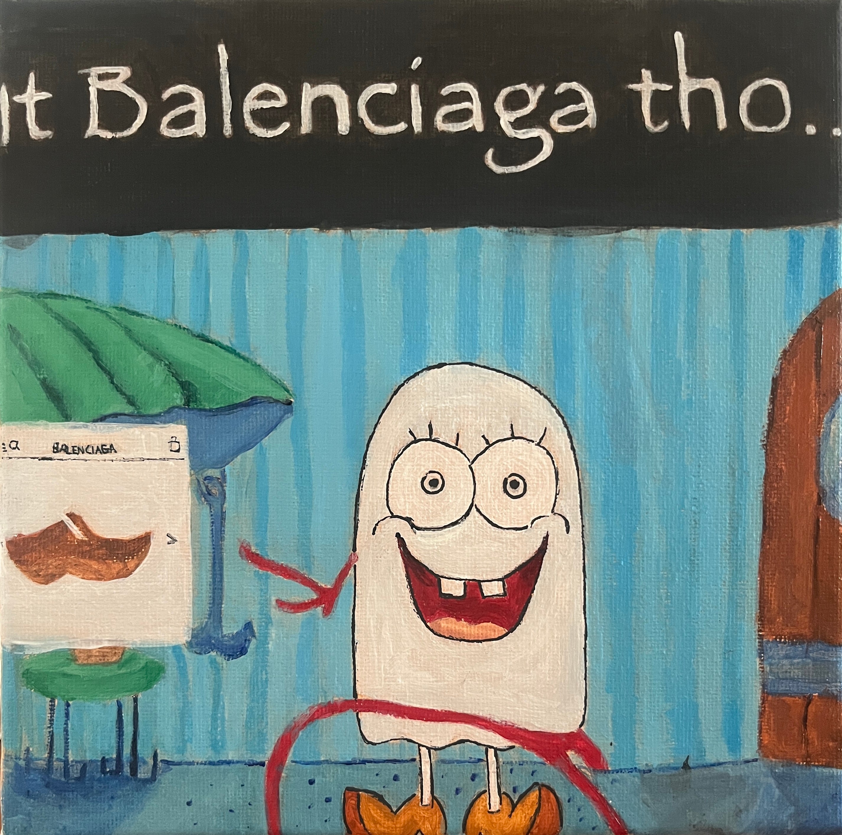 SpongeBob painting