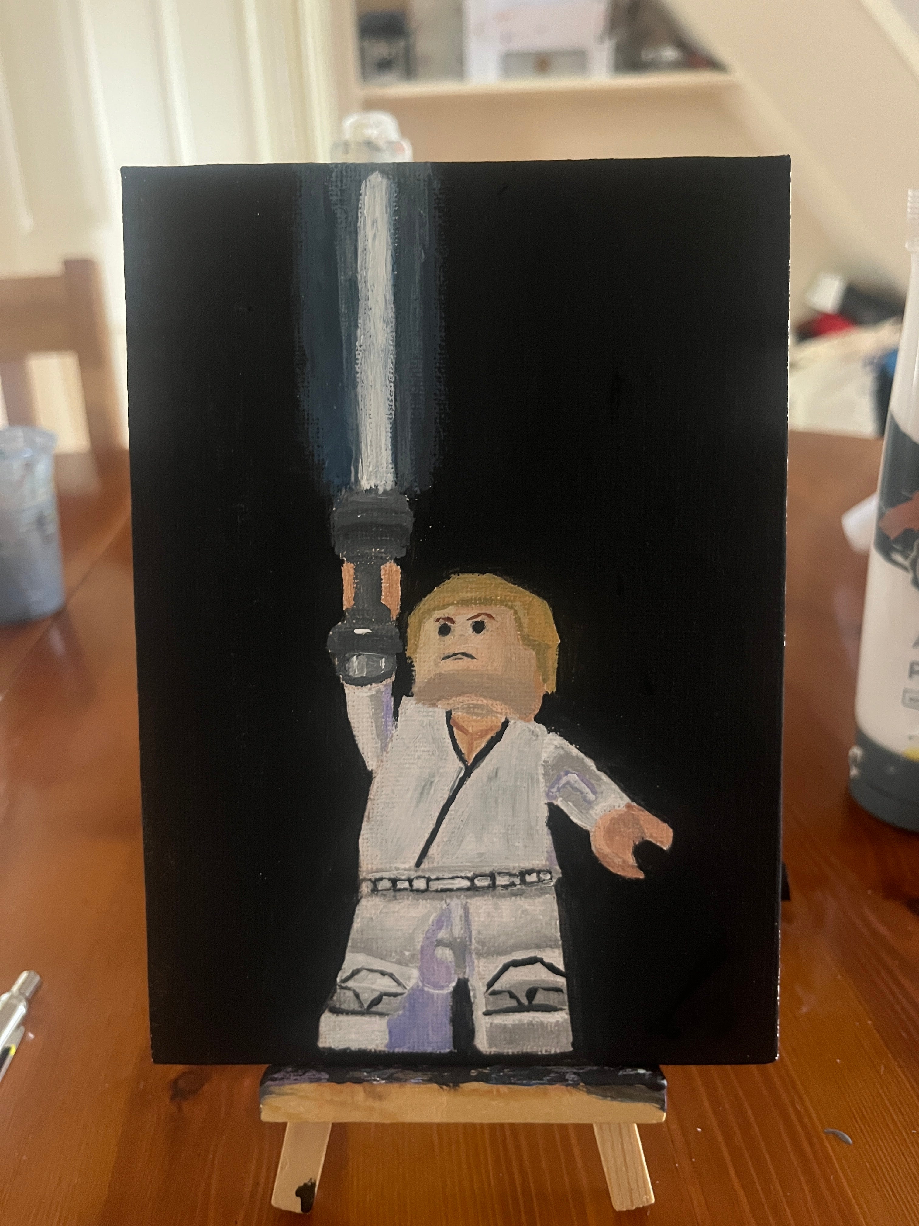 Luke skywalker painting